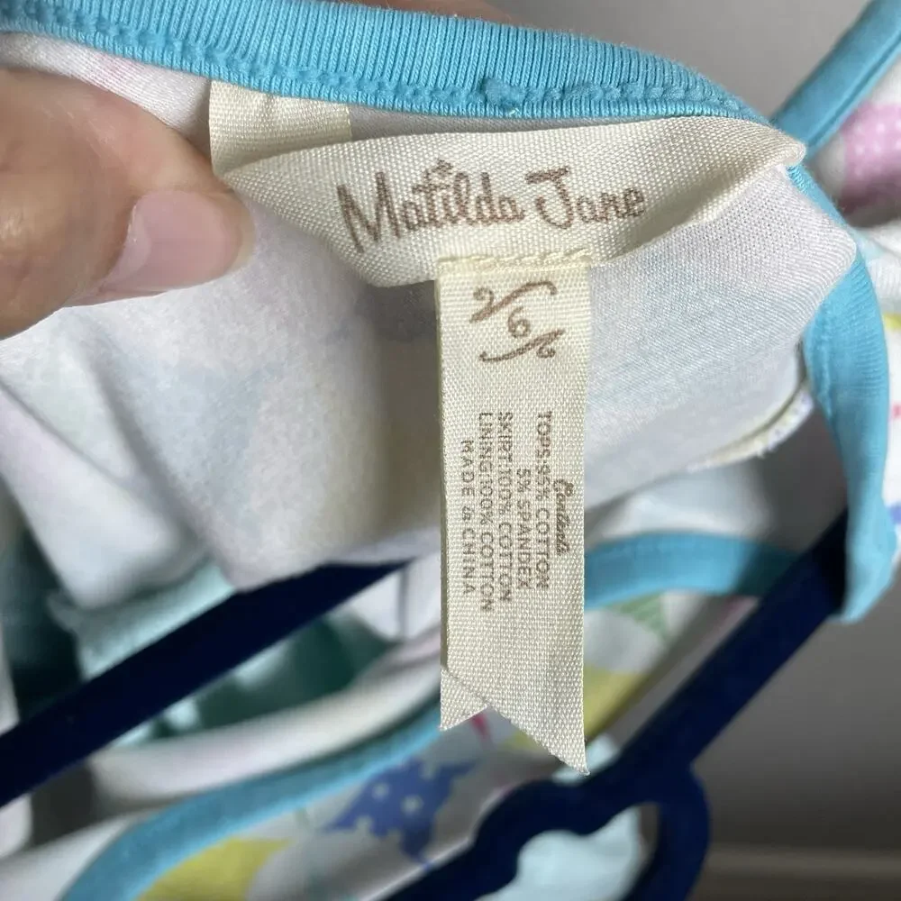 MATILDA JANE Dress Girls Size 6 Lets Go Together Colorful